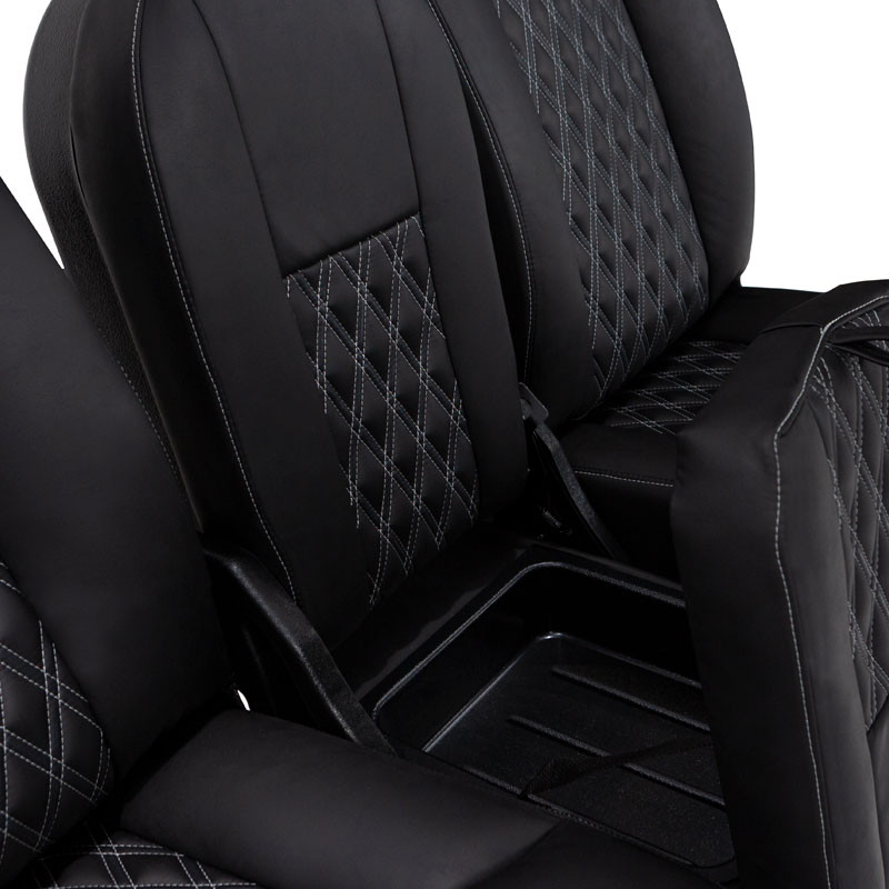 Qualitex Essence 40-20-40 Truck Bench Seat, Leather | Shop4Seats